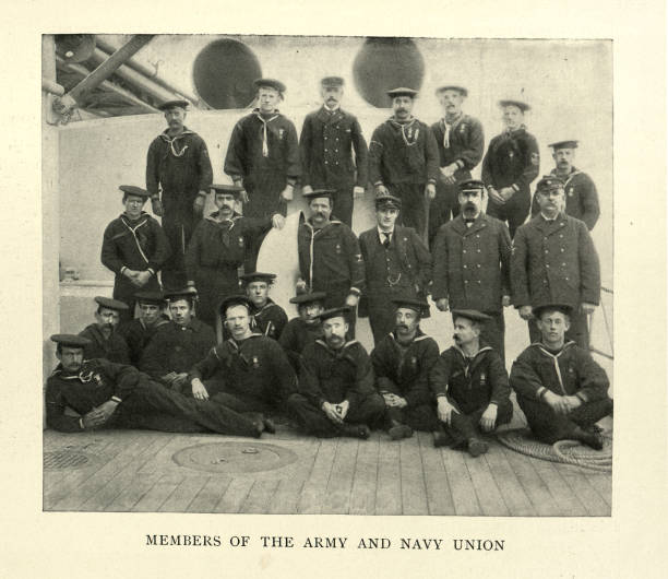 istock Sailors on on USS Maine, US Navy Battleship, 1890s 1272487237