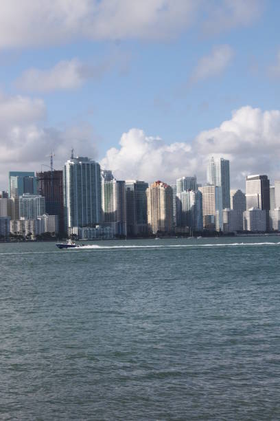 istock Brickell Miami bay from Key Biscayne Florida 1272491612