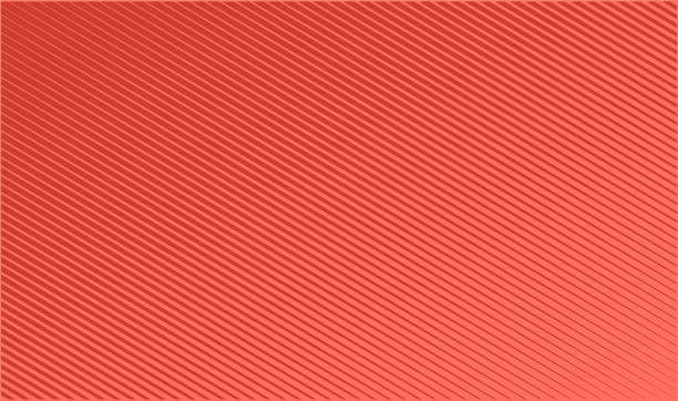 istock Coral Trendy Color Background with Diagonal Stripes. Vector Illustration. 1272504083
