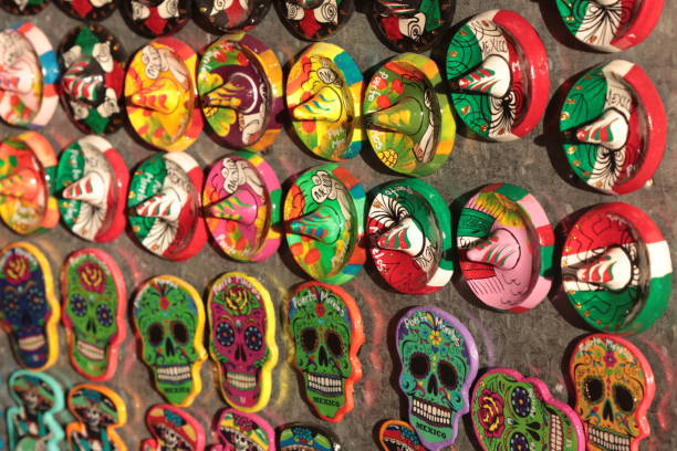 istock Caribbean crafts. Carmen beach. Quintana Roo, Mexico. 1272506945