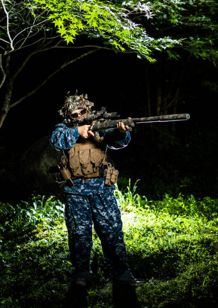 istock Airsoft Military girl 1272510902