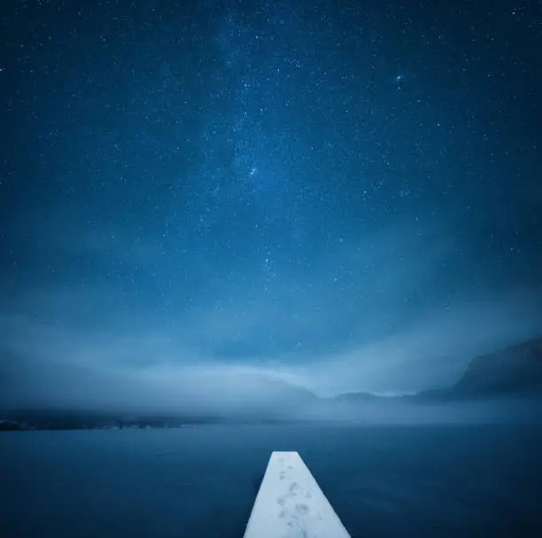 Photo of Night At The Frozen Lake