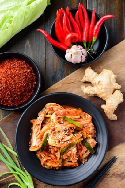 istock Korean food, Kimchi cabbage 1272517292