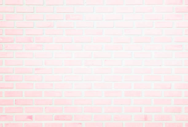 Red painted Brick Wall texture