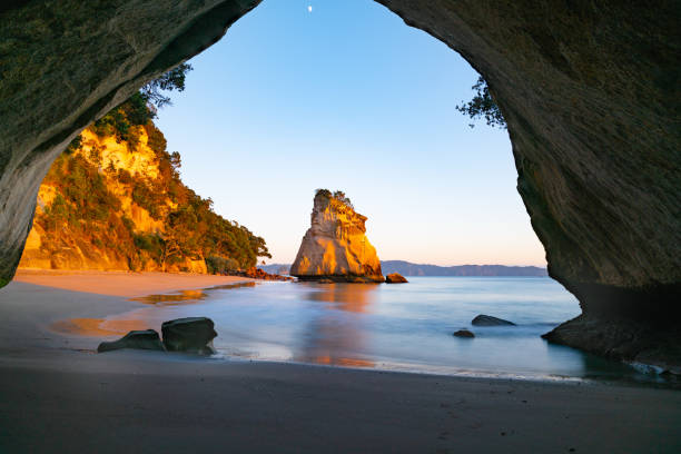 istock Sunrise at Cathedral Cove  on Coromandel 1272519840
