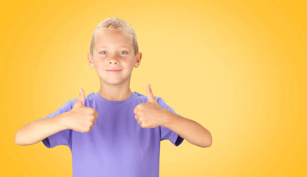istock Funny boy showing thumbs up 1272537074