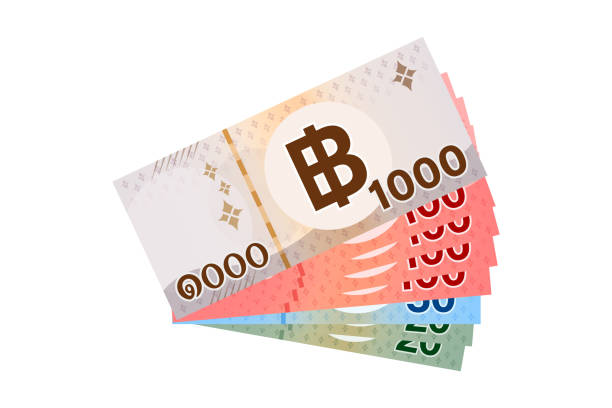ภาพประกอบสต็อกที่เกี่ยวกับ “ธนบัตร 1,490 บาท สกุลเงินไทย แนวคิดหนึ่งพันสี่ร้อยเก้าสิบบาท ธนบัตร บาท บาท สําหรับไอคอนธุรกิจ - thai money”