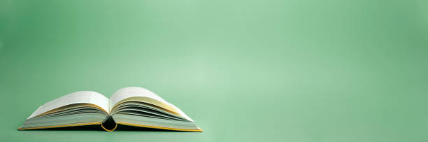 istock Open book on the table. Education, reading and knowledge is banner backagrund. Study at university or school concept. 1272540961