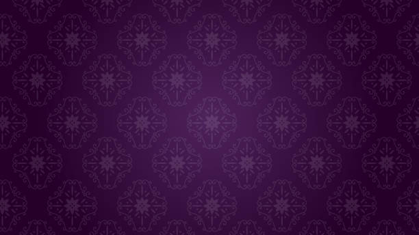 2,600+ Purple Damask Background Illustrations, Royalty-Free Vector ...