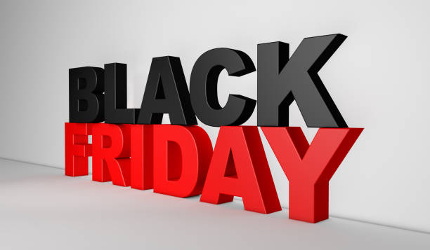 istock Black Friday typography with volume and perspective for advertising, banners, brochures and flyers 1272547550