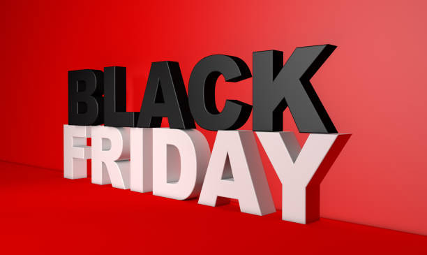 istock Black Friday typography with volume and perspective for advertising, banners, brochures and flyers 1272547551