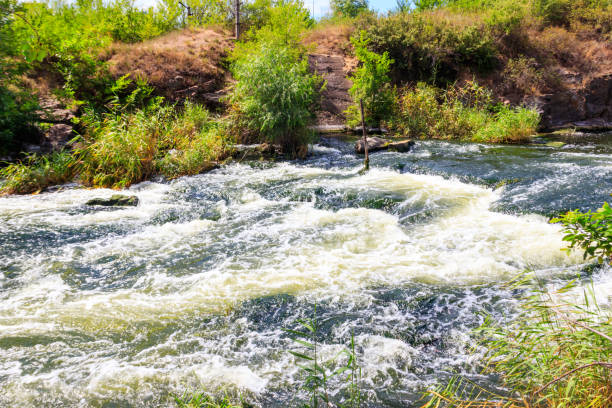 istock Rapids on the Inhulets river in Kryvyi Rih, Ukraine 1272554788