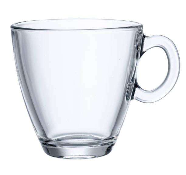 istock Glass cup for tea isolated on white 1272557265