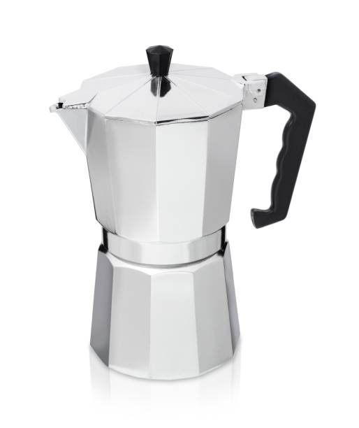 istock Metal coffee maker isolated on white background 1272559251