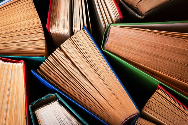 istock hardback books vintage close up top view 1272560952