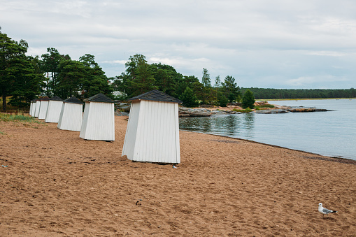 Baltic Sea coast in Hanko, Finland