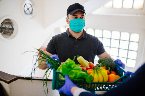 istock Home delivery groceries - coronavirus epidemic 1272567818