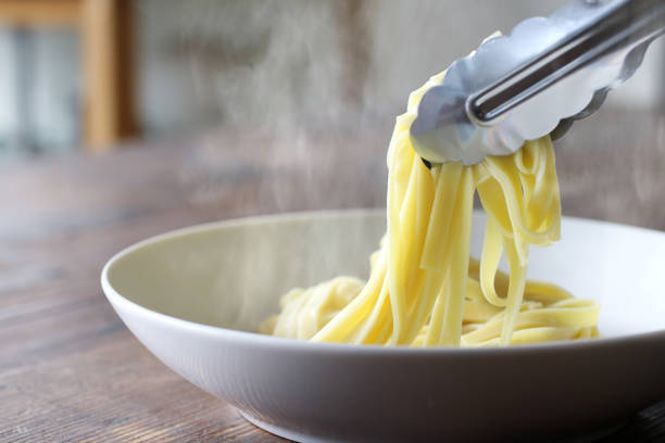 istock Close-up of boiled pasta 1272571880