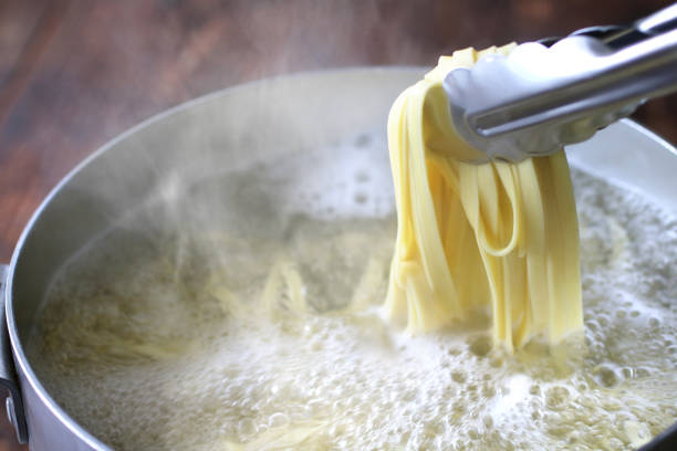 istock Close-up of boiled pasta 1272571906
