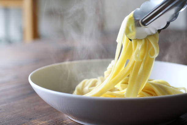 istock Close-up of boiled pasta 1272571914