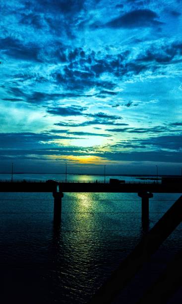 istock Sunset near Ganga river allahabad 1272574881