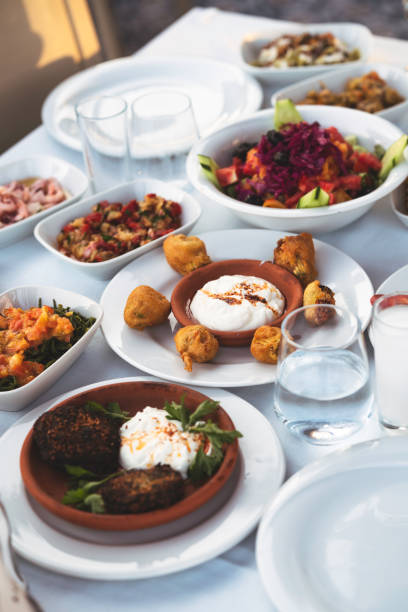 istock Turkish and Greek Traditional Dinning Table with Special Alcohol Drink Raki 1272579113