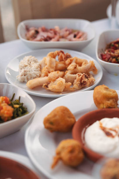istock Turkish and Greek Traditional Dinning Table with Special Alcohol Drink Raki 1272579211