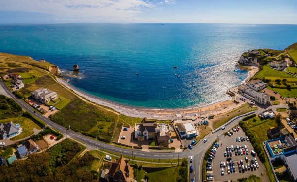 istock Aerial panoramic view of Isle of WIght, UK 1272580143