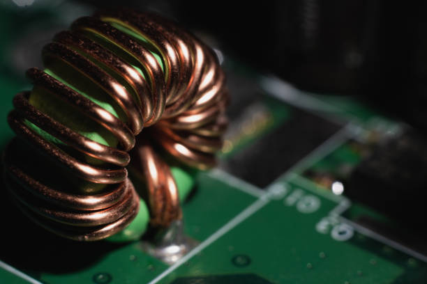 istock Coil of a motherboard component 1272585674