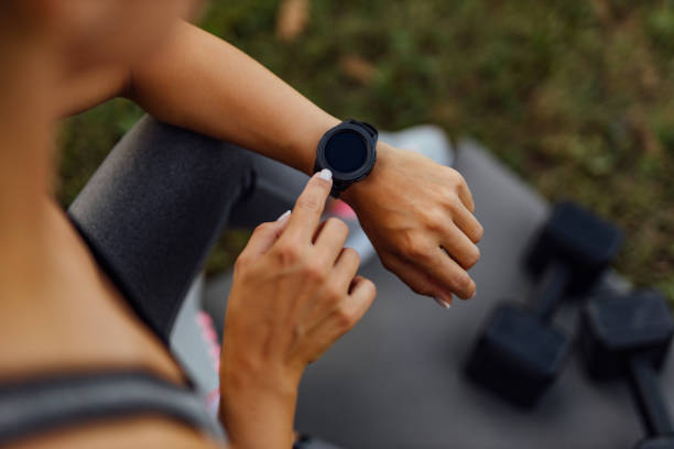 istock Focus on the wristwatch. 1272595334