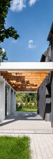 istock Vertical panorama of home veranda 1272595826