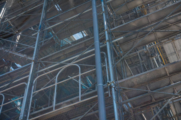 istock Image of construction site with scaffolding 1272597051