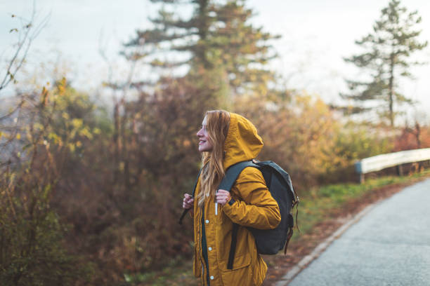 istock Joyful woman in nature 1272599600
