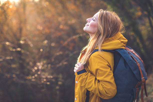 istock Joyful woman in nature 1272601581