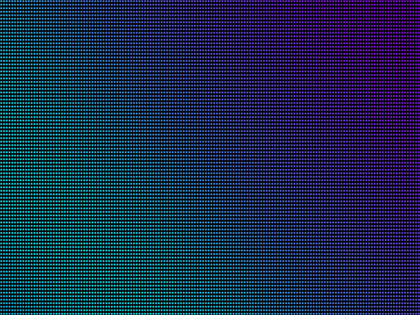 LED video wall screen texture background, blue and purple color light diode dot grid TV panel, LCD display with pixels pattern, television digital monitor LED video wall screen texture background, blue and purple color light diode dot grid TV panel, LCD display with pixels pattern, television digital monitor film screening photos stock pictures, royalty-free photos & images