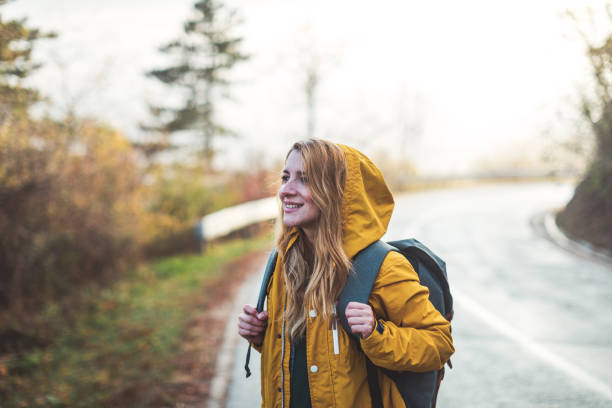istock Joyful woman in nature 1272601801