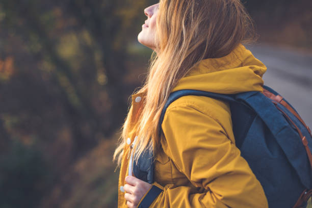 istock Joyful woman in nature 1272601852