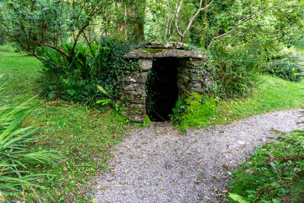 istock An old stone structure housing an old water well. 1272603072