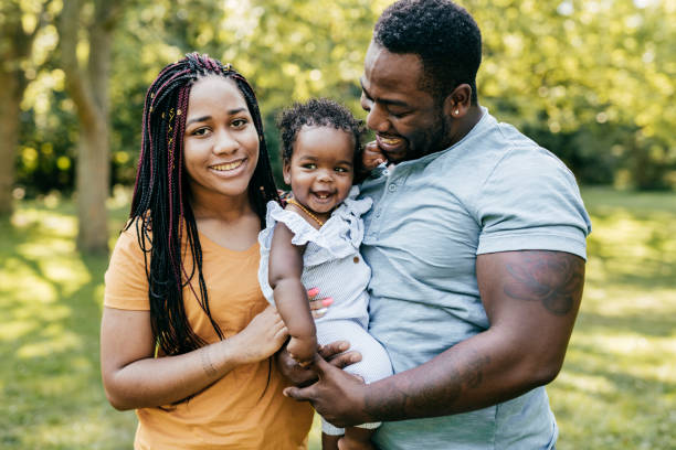 istock Blended family enjoying time in the park 1272603696