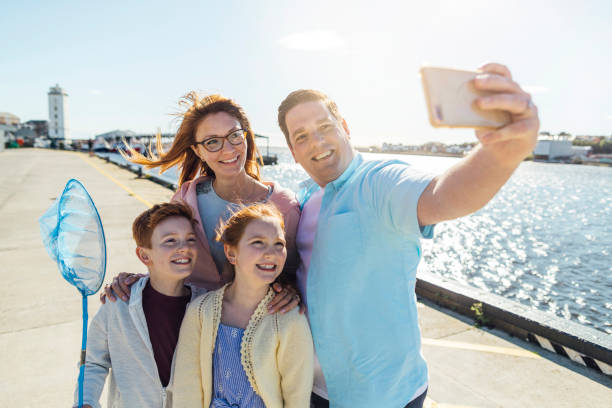 istock Happy Family Selfie 1272608147