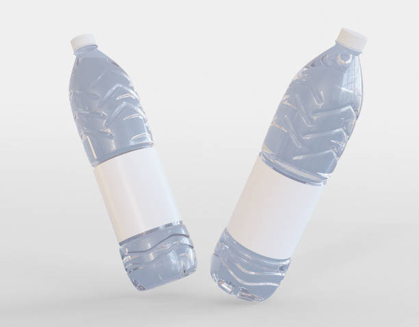 istock 3D Illustration. Water bottle mockup. 1272611077