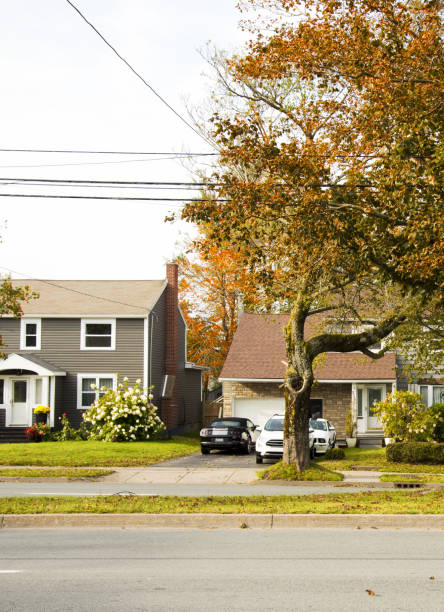 istock Homes in residential district, Halifax. 1272611229