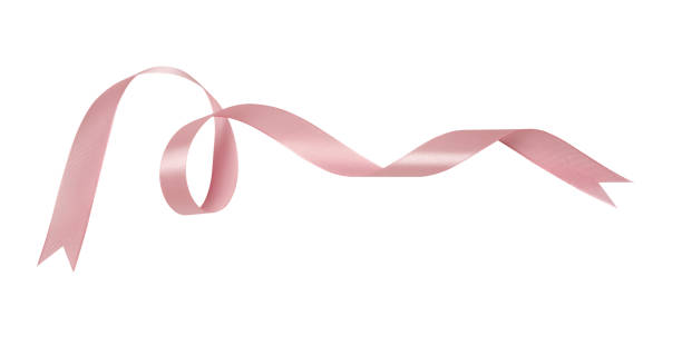 istock A pink ribbons isolated on a white background with clipping path. 1272613744