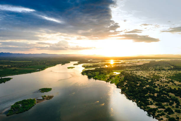 istock Drone View over the Zambezi River, Zambia 1272621820