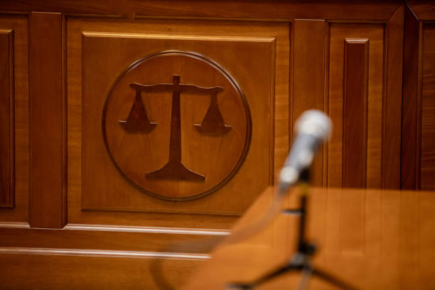 istock Balance sign in court 1272621925