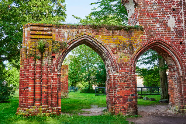 istock Medieval ruined monastery in Germany. 1272625441