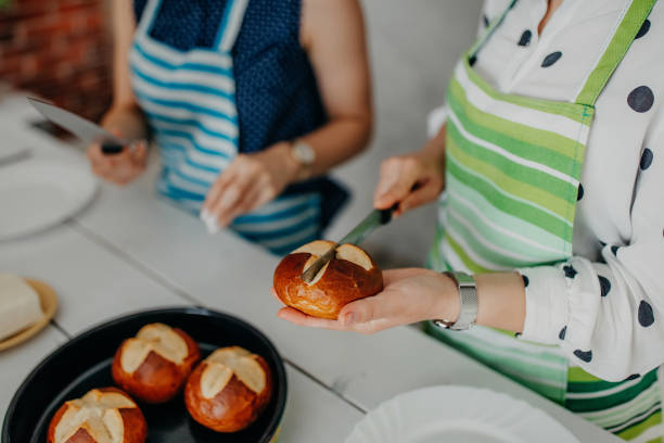 istock Young women preparing food in the kitchen 1272626178