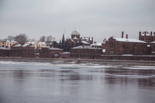 istock Old prison on the embankment. 1272635549