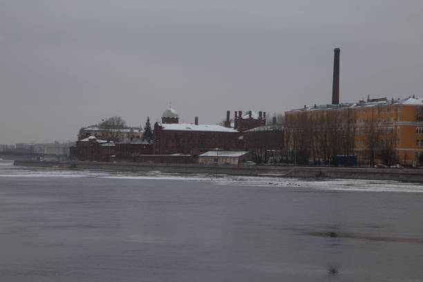 istock Old prison on the embankment. 1272635561