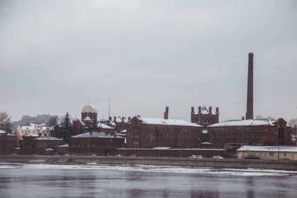 istock Old prison on the embankment. 1272635566